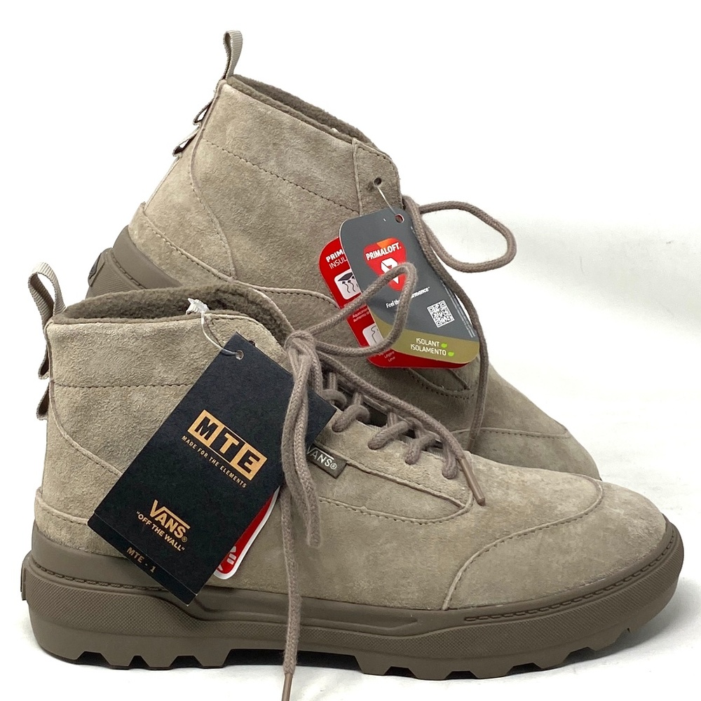 VANS Coastal Colfax Boot MTE-1 Shoe Nubuck Cream Women's Size Hiking VN0005UVBD3